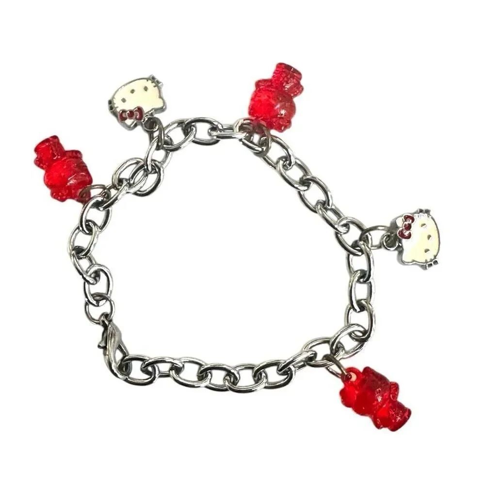 Sanrio Hello Kitty red charm bracelet